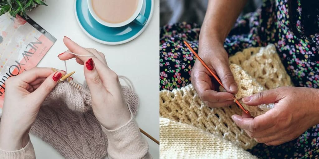 Uncover 5 Astonishing Difference between Crochet and Knitting.